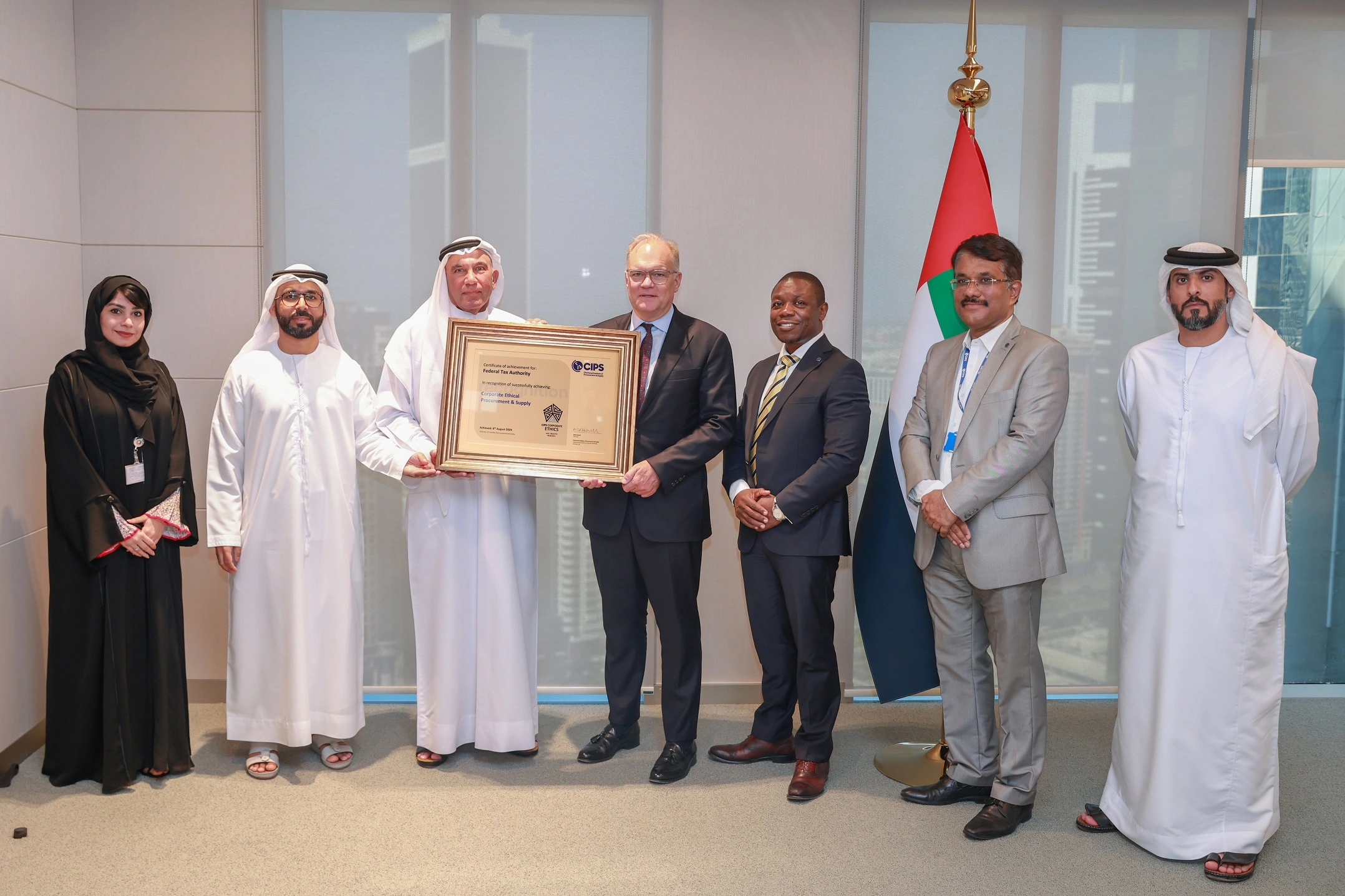 Federal Tax Authority sets record as first global tax authority to earn the Corporate Ethical Procurement and Supply Award two consecutive times