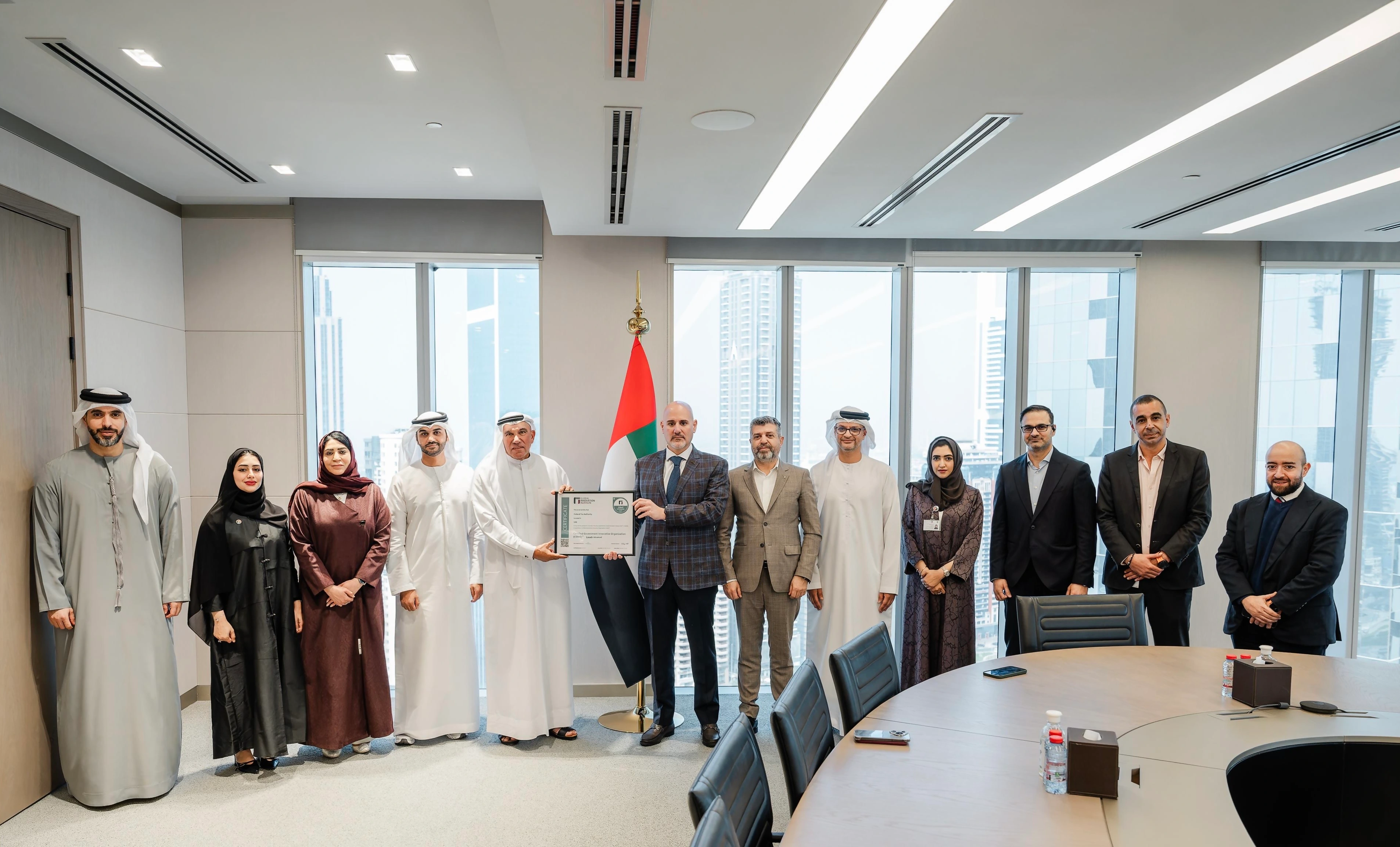 Federal Tax Authority recognised with Innovative Government Entity Certification during UAE Innovation Month 2025